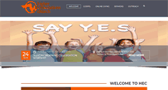 Desktop Screenshot of higherexpectationschurch.org